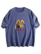 McDonald's Characters Washed Graphic T-Shirt