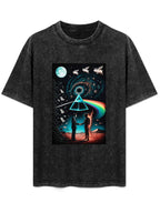 Vintage Pink Floyd Album Collage Graphic T-Shirt