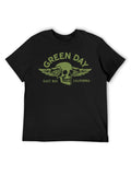 Green Day Winged Skull East Bay California Graphic T-Shirt