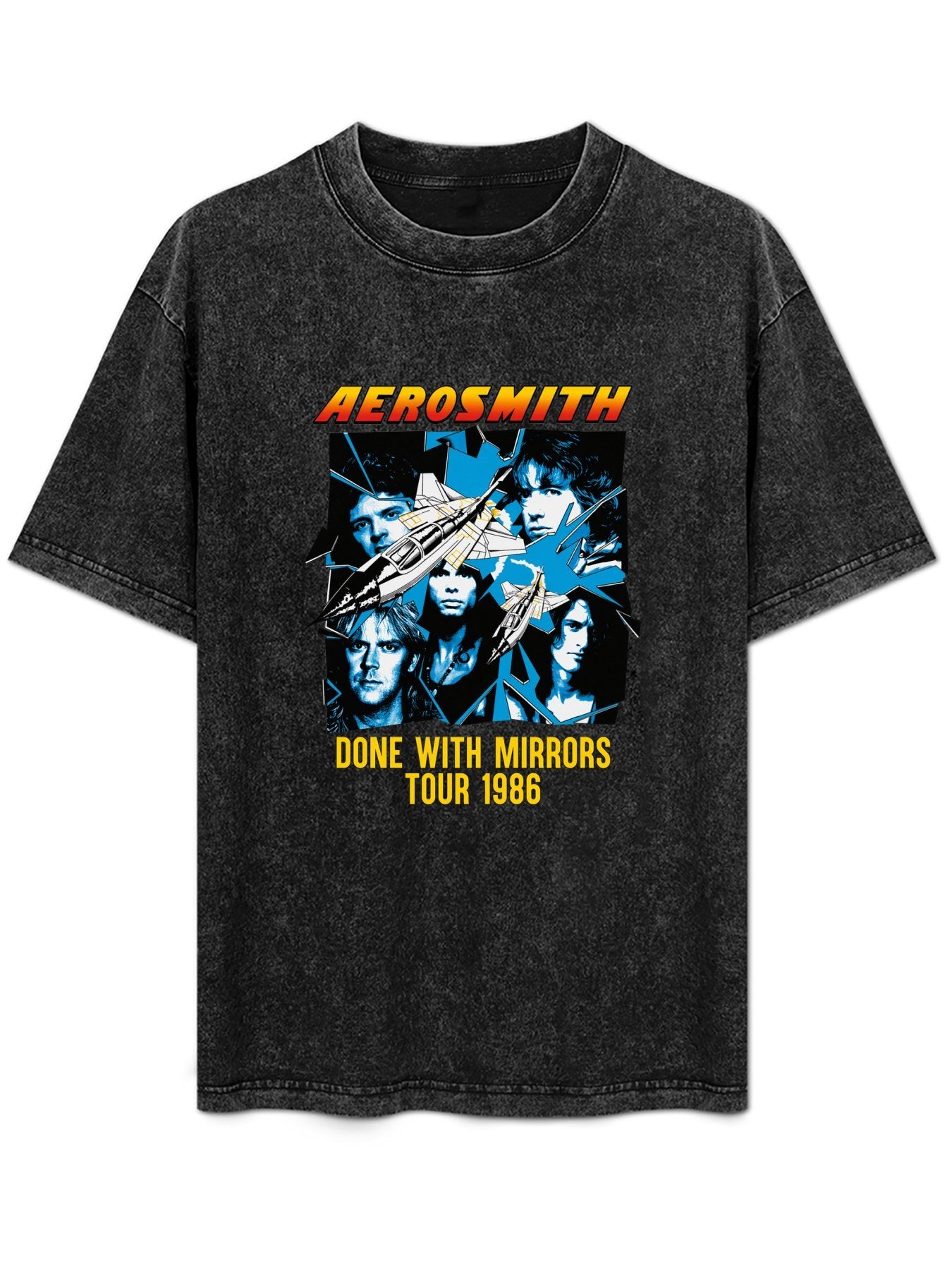 Aerosmith Done with Mirrors Tour 1986 Graphic T-Shirt