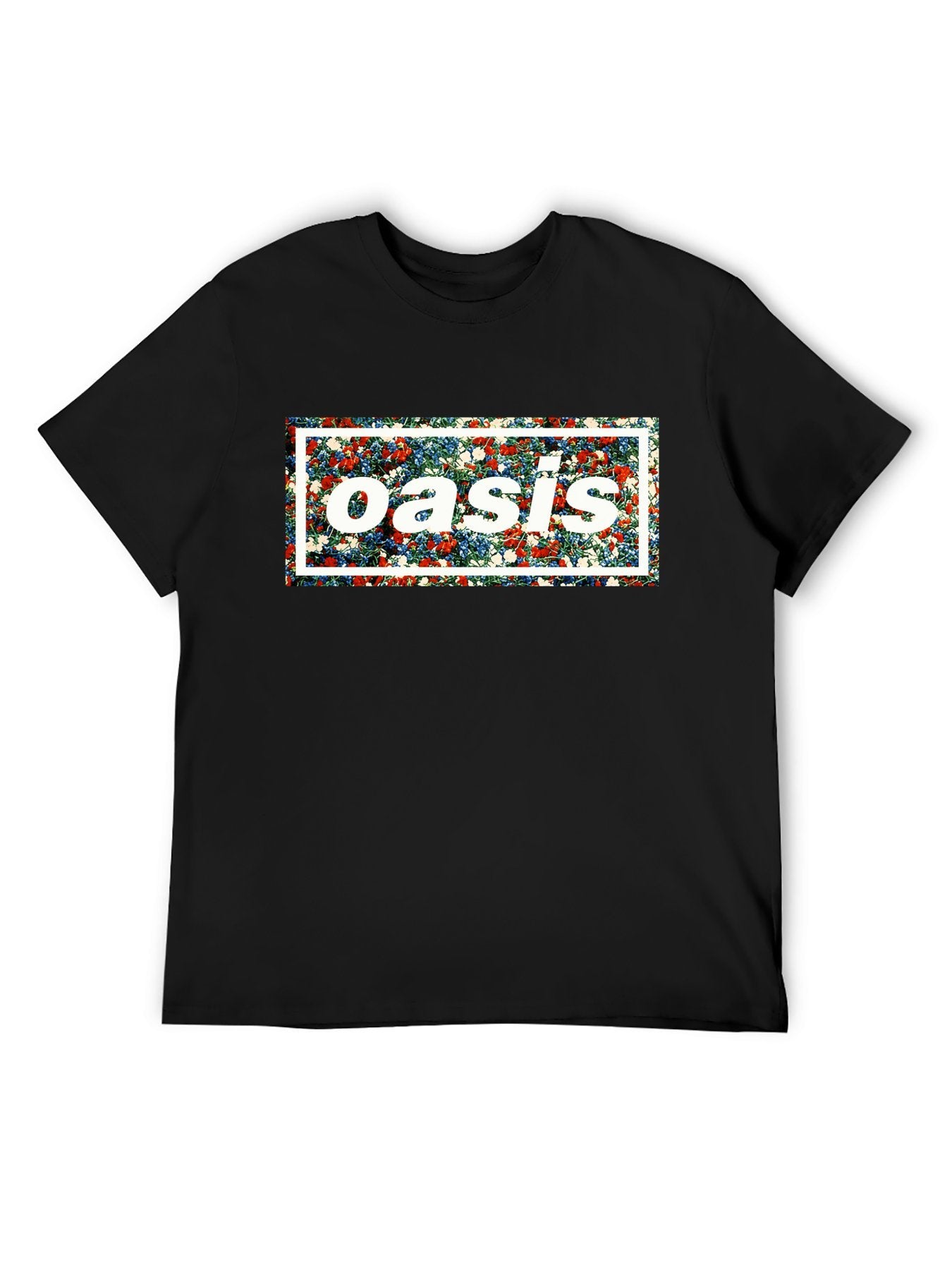 Oasis Floral Box Logo Graphic T-Shirt