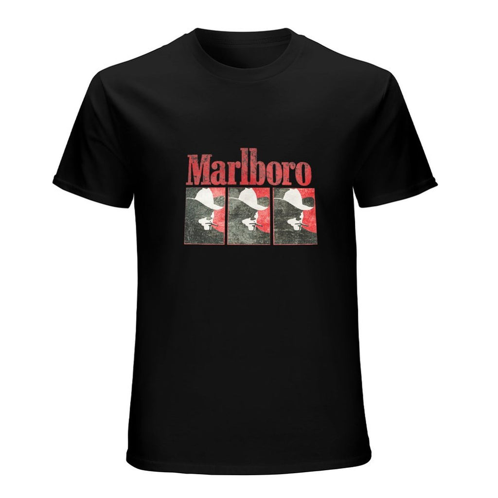 Marlboro Cowboy Graphic Black T-Shirt