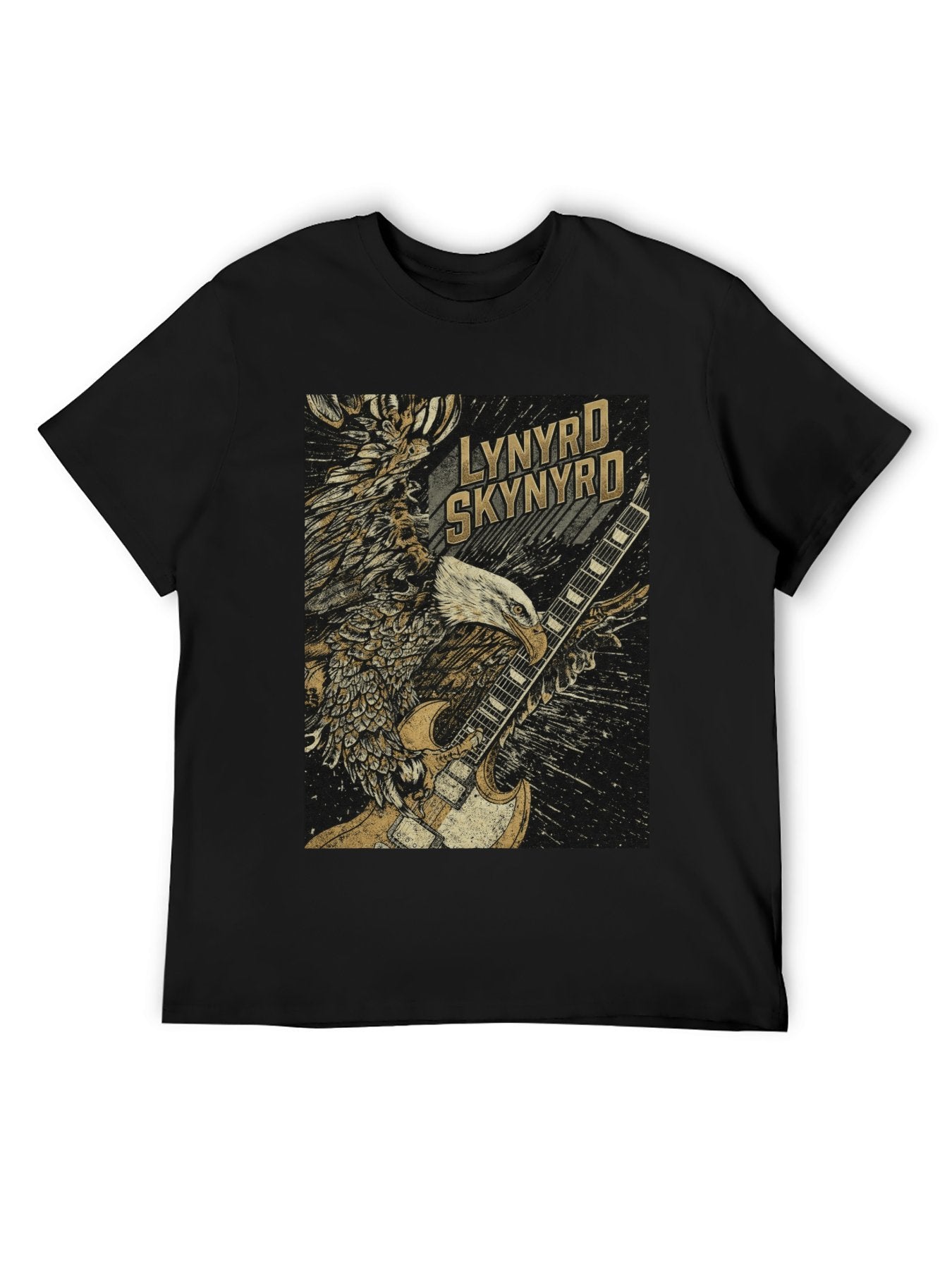 Lynyrd Skynyrd Eagle Guitar Vintage Southern Rock T-Shirt