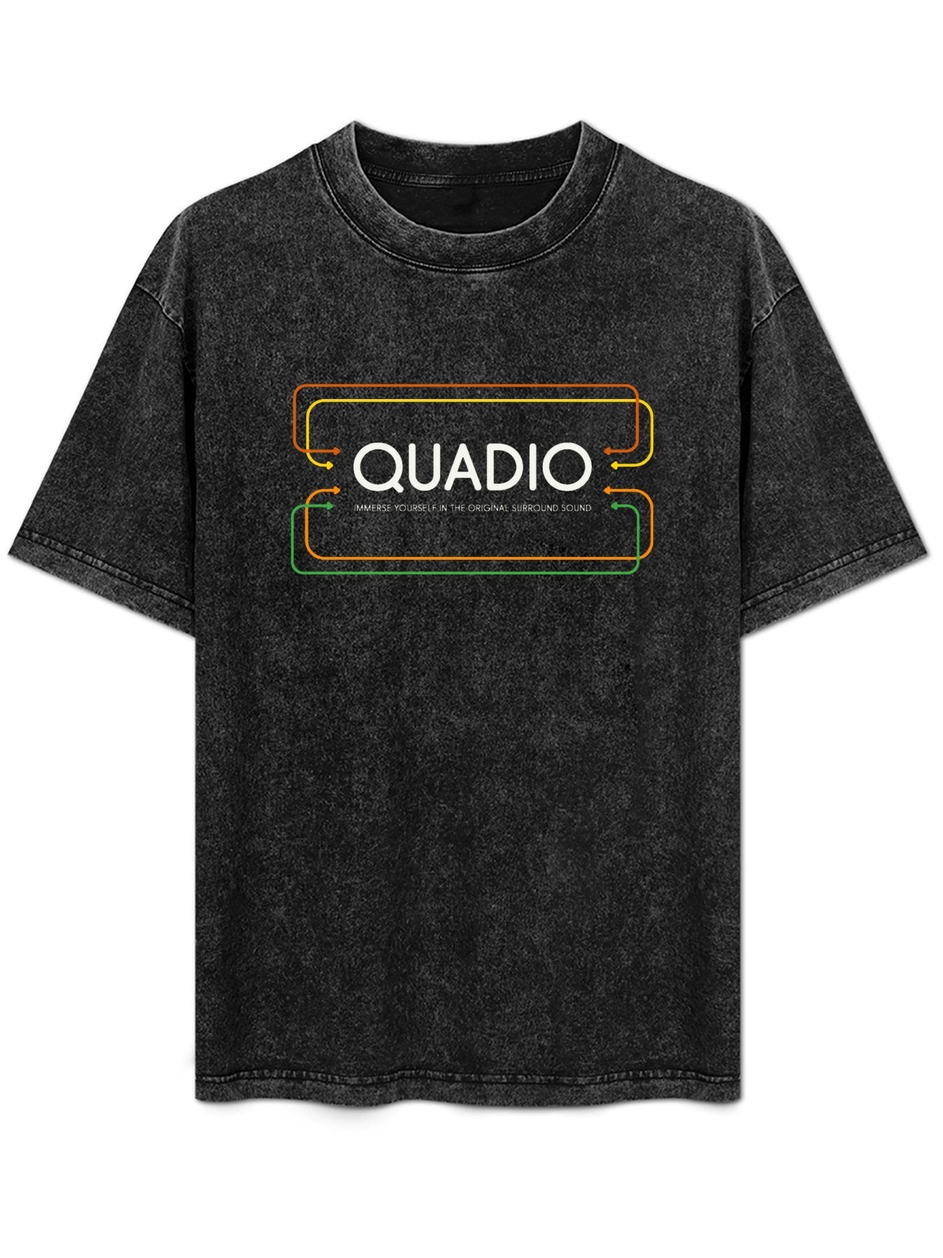Quadio Surround Sound Retro Graphic T-Shirt