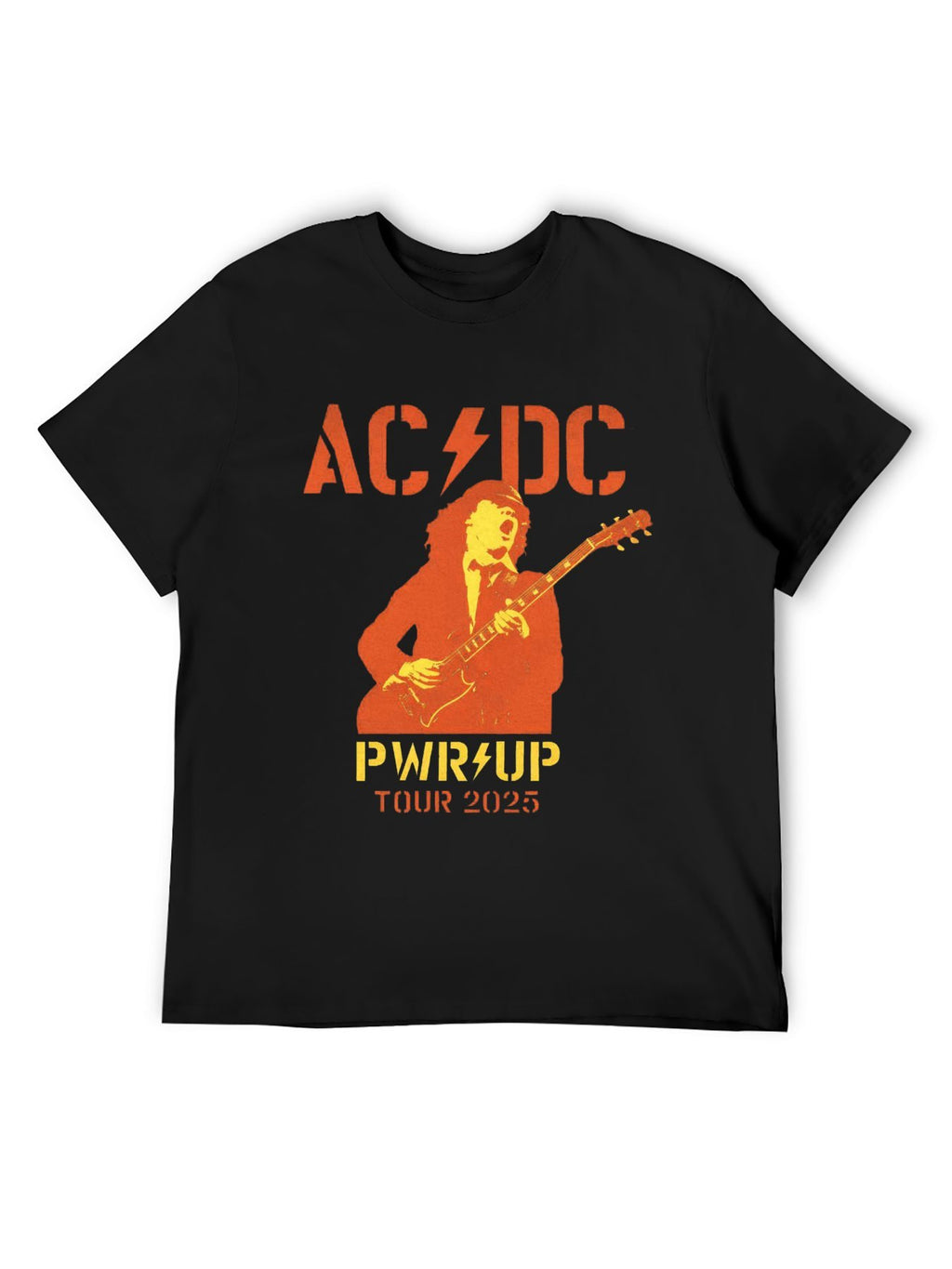 AC/DC Guitarist Silhouette PWR UP Tour T-Shirt