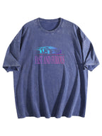 Fast and Furious Car Graphic Washed T-Shirt