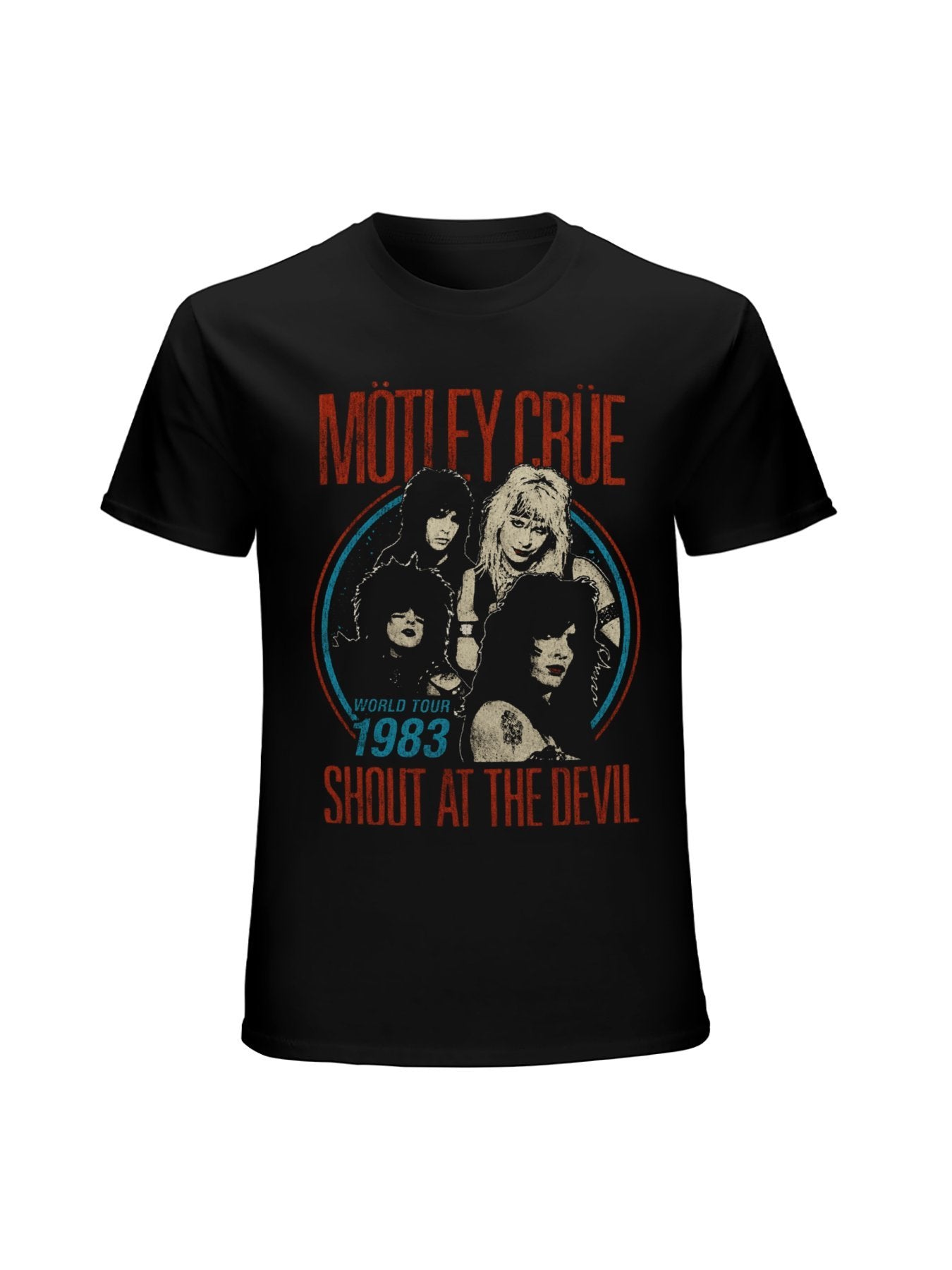 Mötley Crüe Shout At The Devil 1983 World Tour Graphic T-Shirt