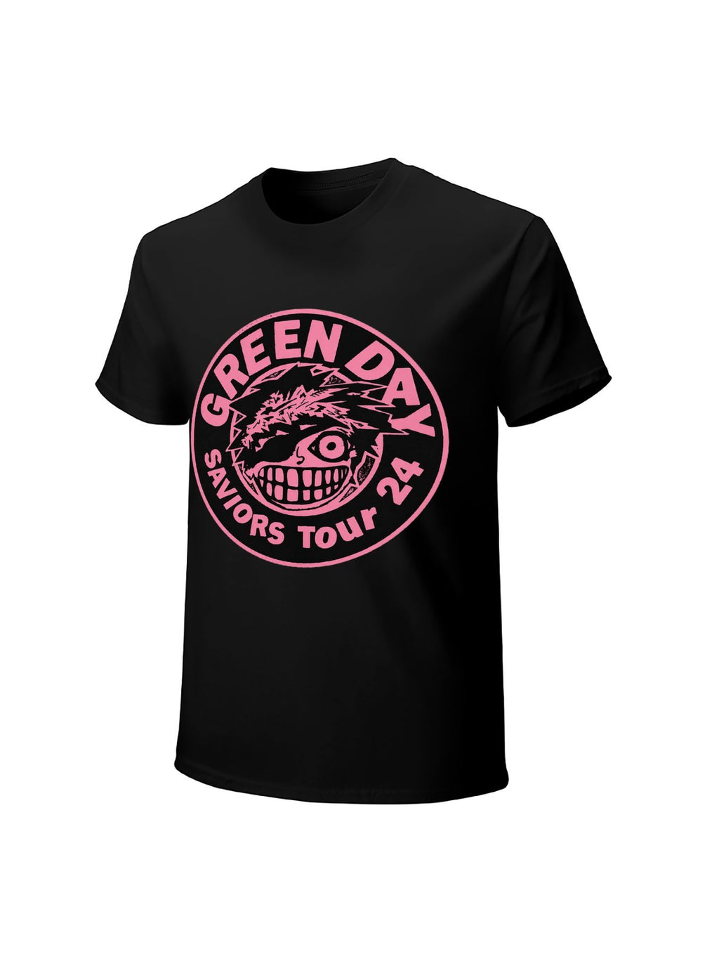 Green Day Savior Face Emblem Tour 2024 Graphic T-Shirt