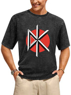 Vintage Washed Dead Kennedys Red Circle Logo Graphic T-Shirt