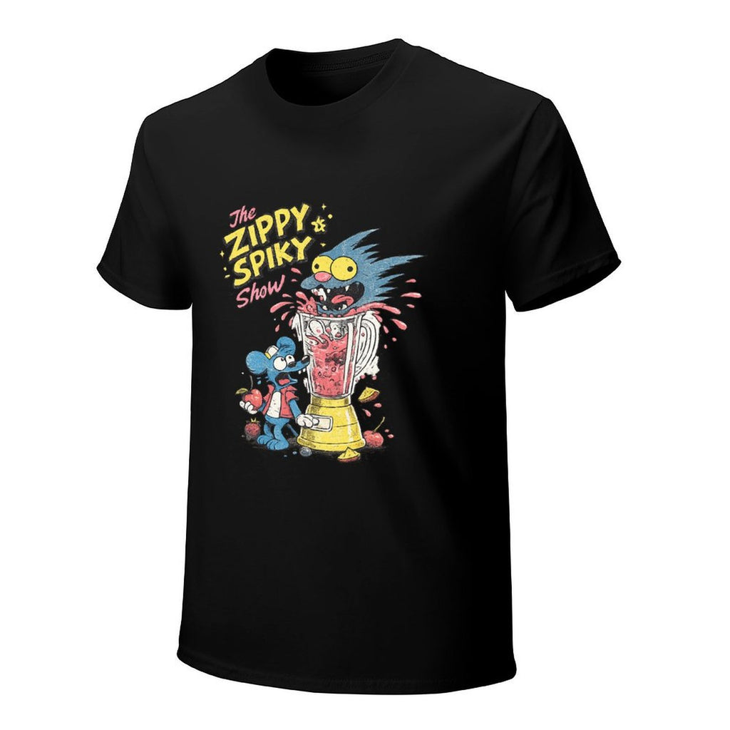 The Zippy Spiky Show Graphic Black T-Shirt