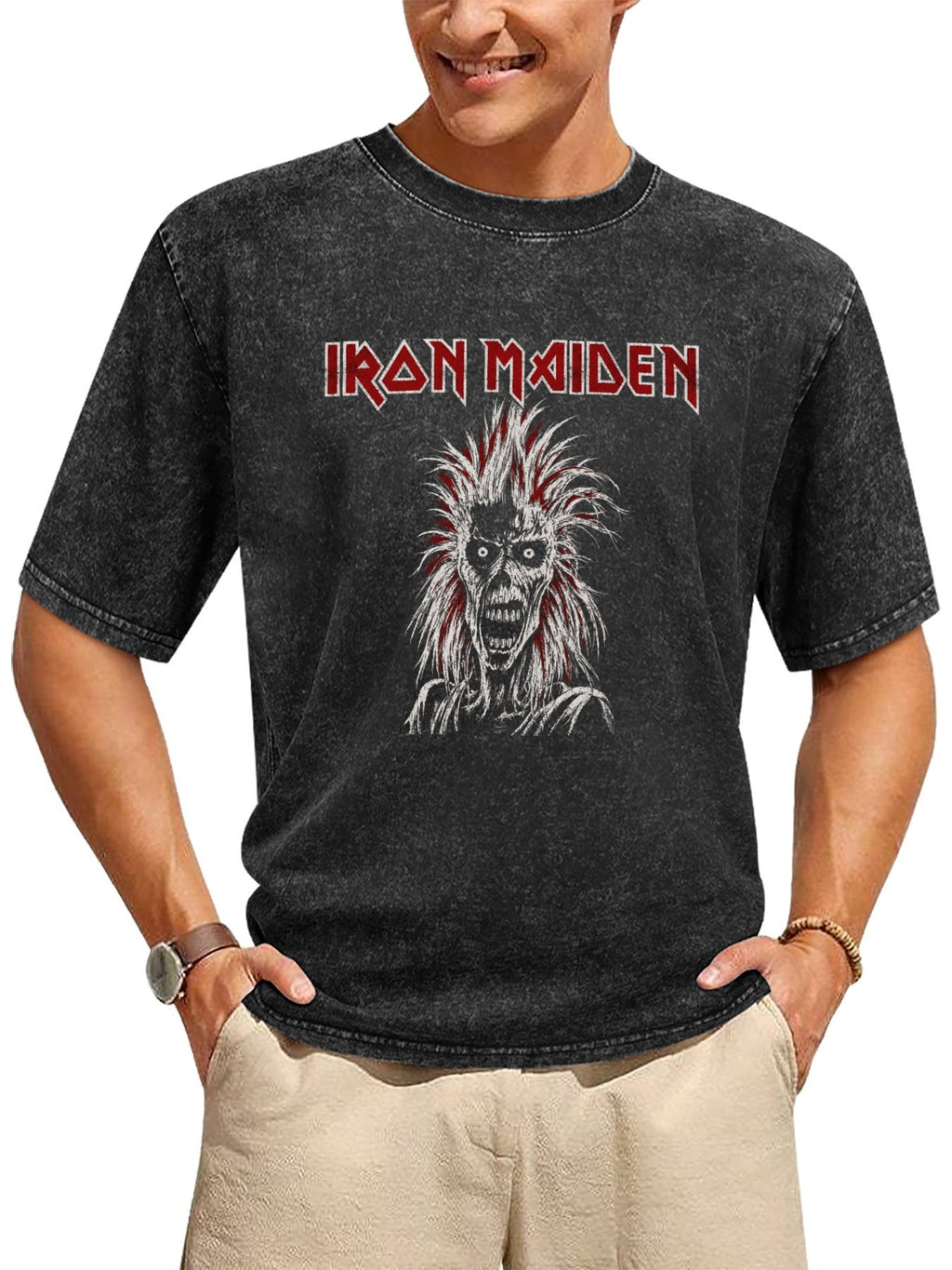 Iron Maiden Classic Eddie Graphic T-Shirt