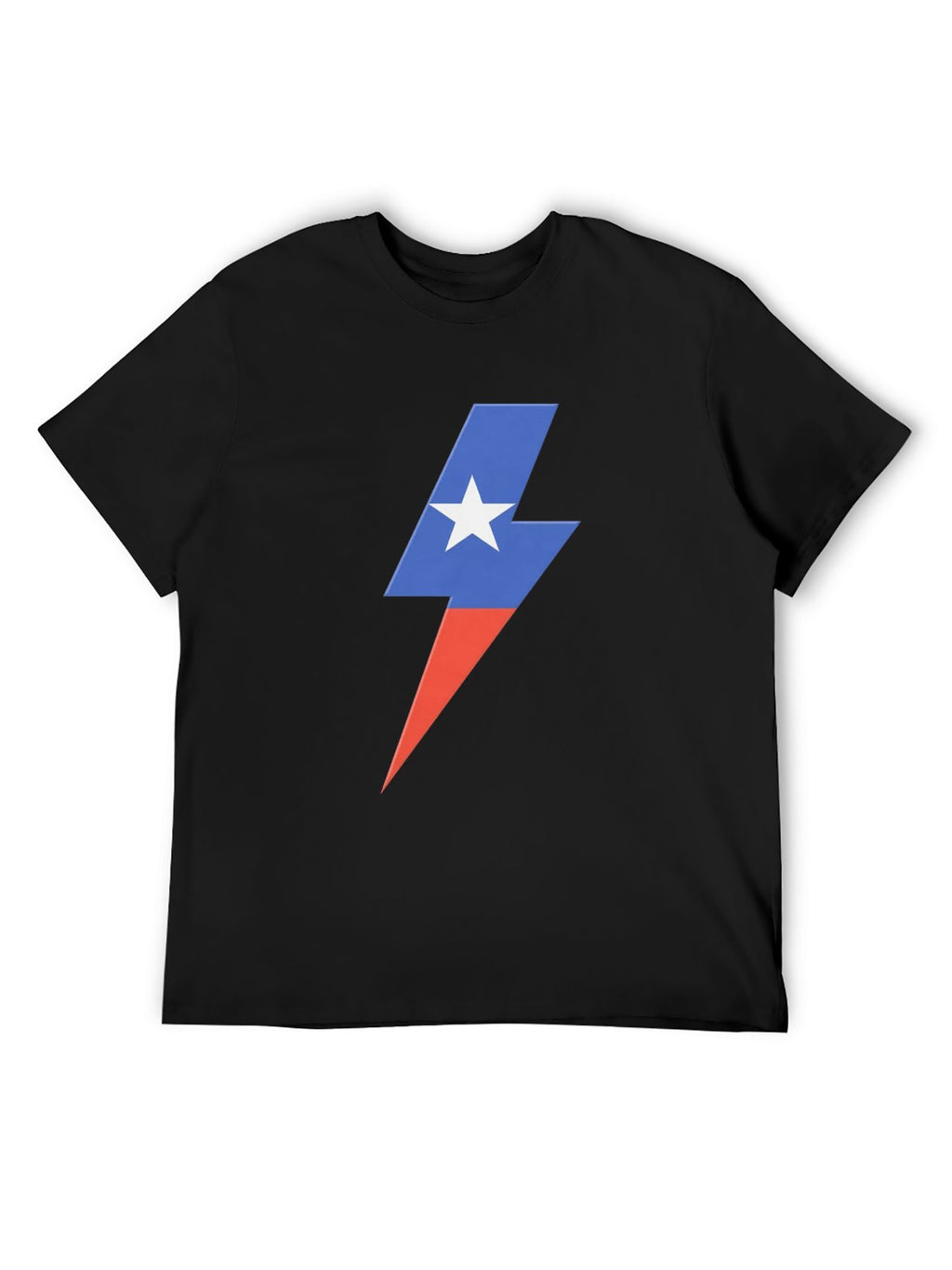 Star Lightning Bolt Minimalist Rock T-Shirt