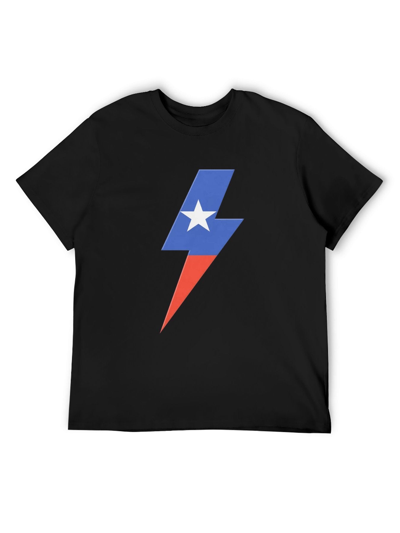 Star Lightning Bolt Minimalist Rock T-Shirt