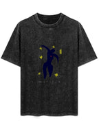 Matisse Abstract Figure Graphic Washed T-Shirt