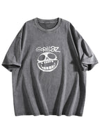Gorillaz Skull Graphic Washed T-Shirt