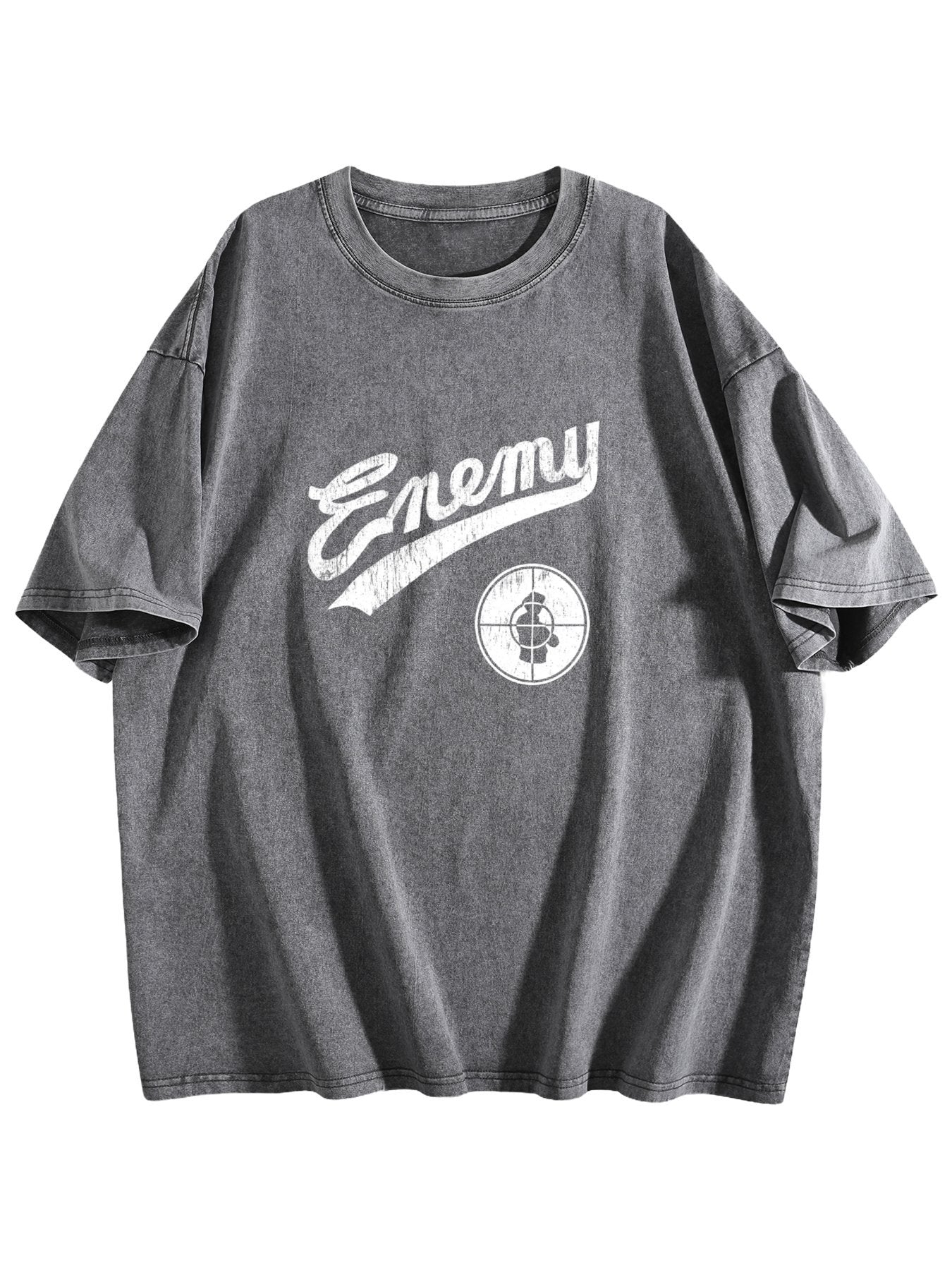 Enemy Target Logo Graphic Washed T-Shirt