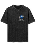 Sega Saturn Planet Logo Graphic Washed T-Shirt