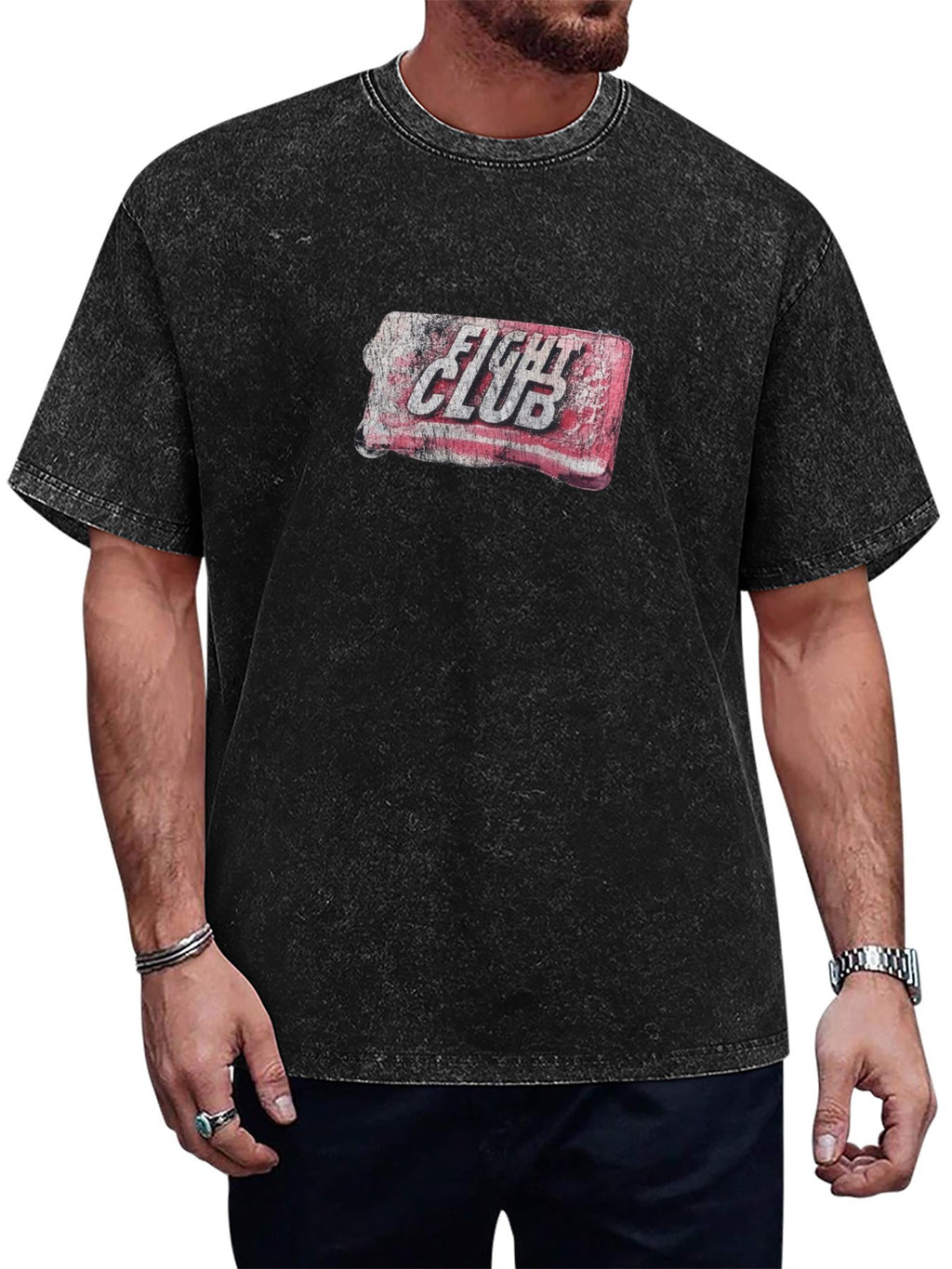 Fight Club Soap Bar Graphic Washed T-Shirt