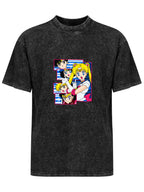 Sailor Moon Washed Anime Graphic T-Shirt