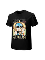 Queen Live Aid 1985 Concert Graphic T-Shirt