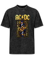 AC/DC Angus Young Ace Card Graphic T-Shirt