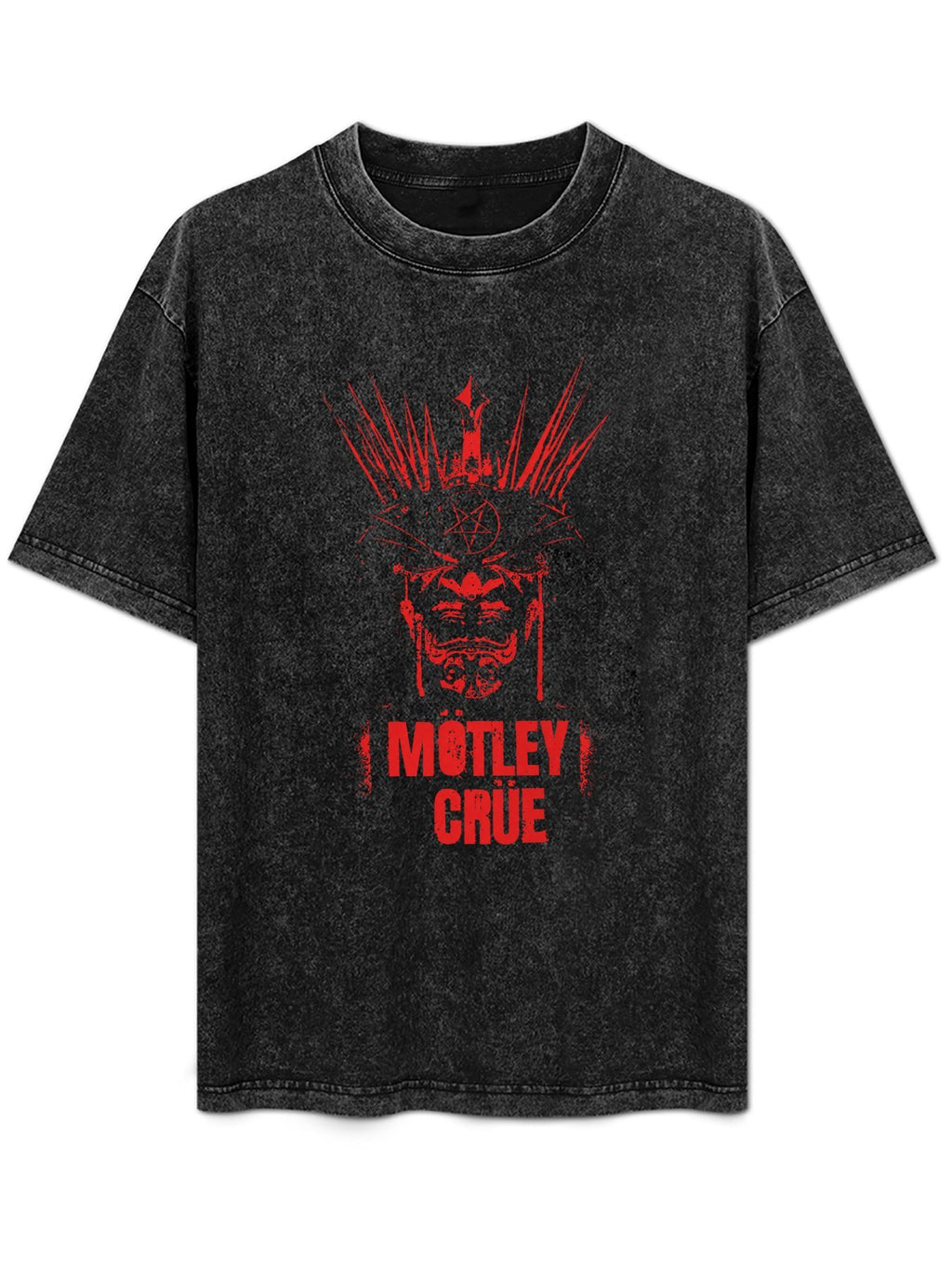Mötley Crüe Red Samurai Mask Graphic T-Shirt