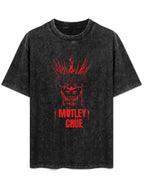 Mötley Crüe Red Samurai Mask Graphic T-Shirt