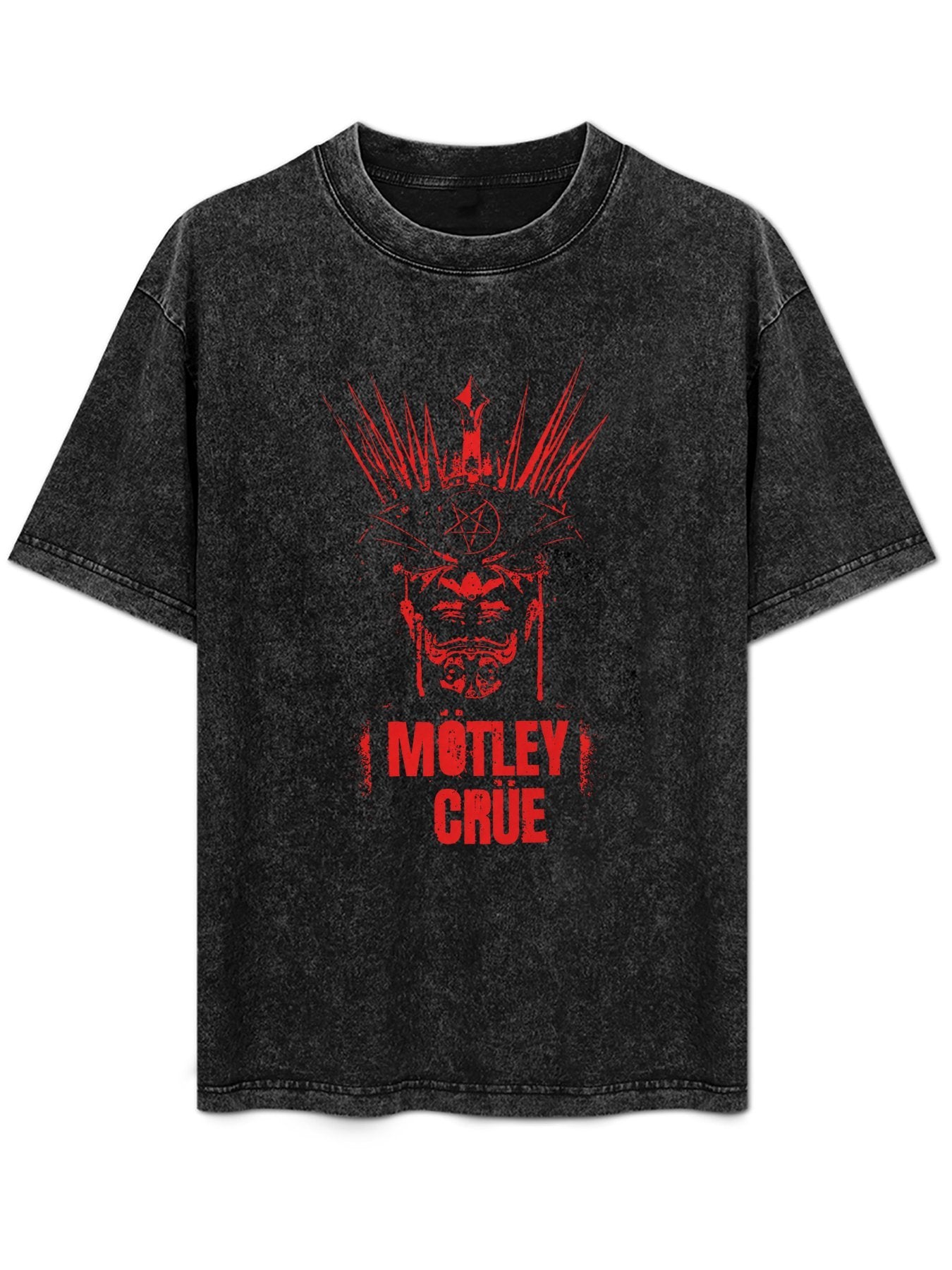 Mötley Crüe Red Samurai Mask Graphic T-Shirt