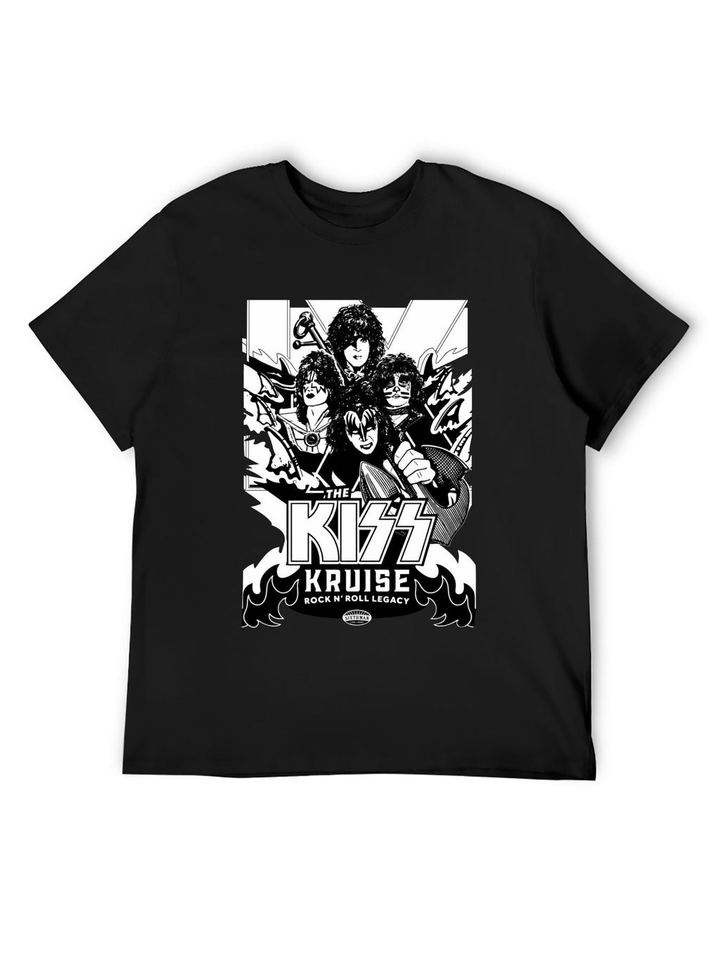 KISS Band Portrait Kruise Legacy Rock T-Shirt