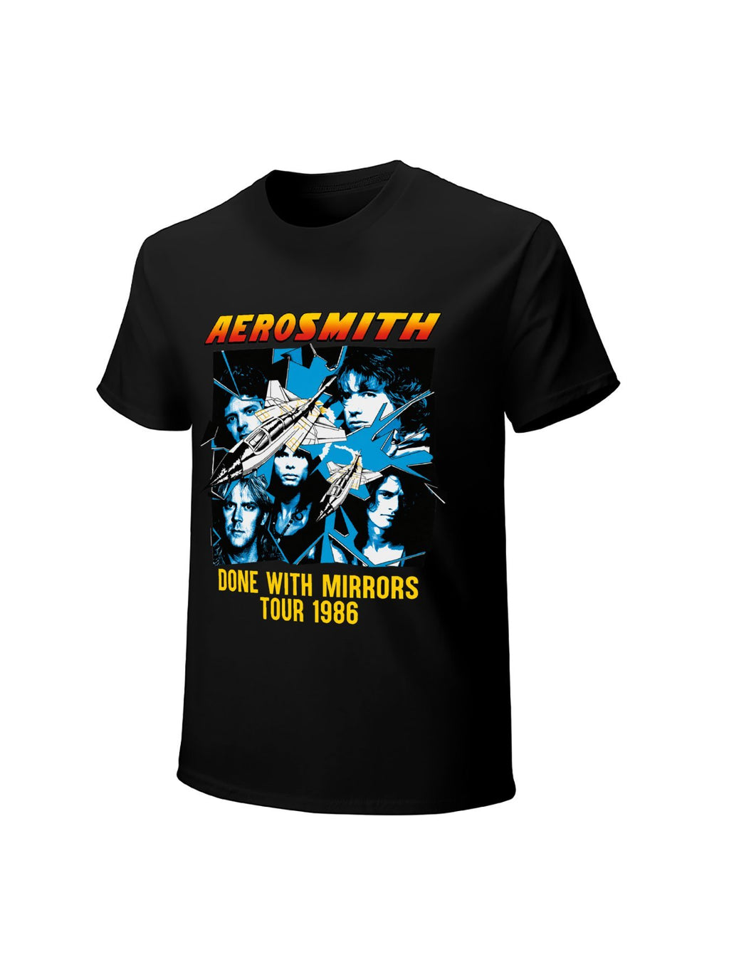 Aerosmith Jet Portrait Vintage Graphic T-Shirt
