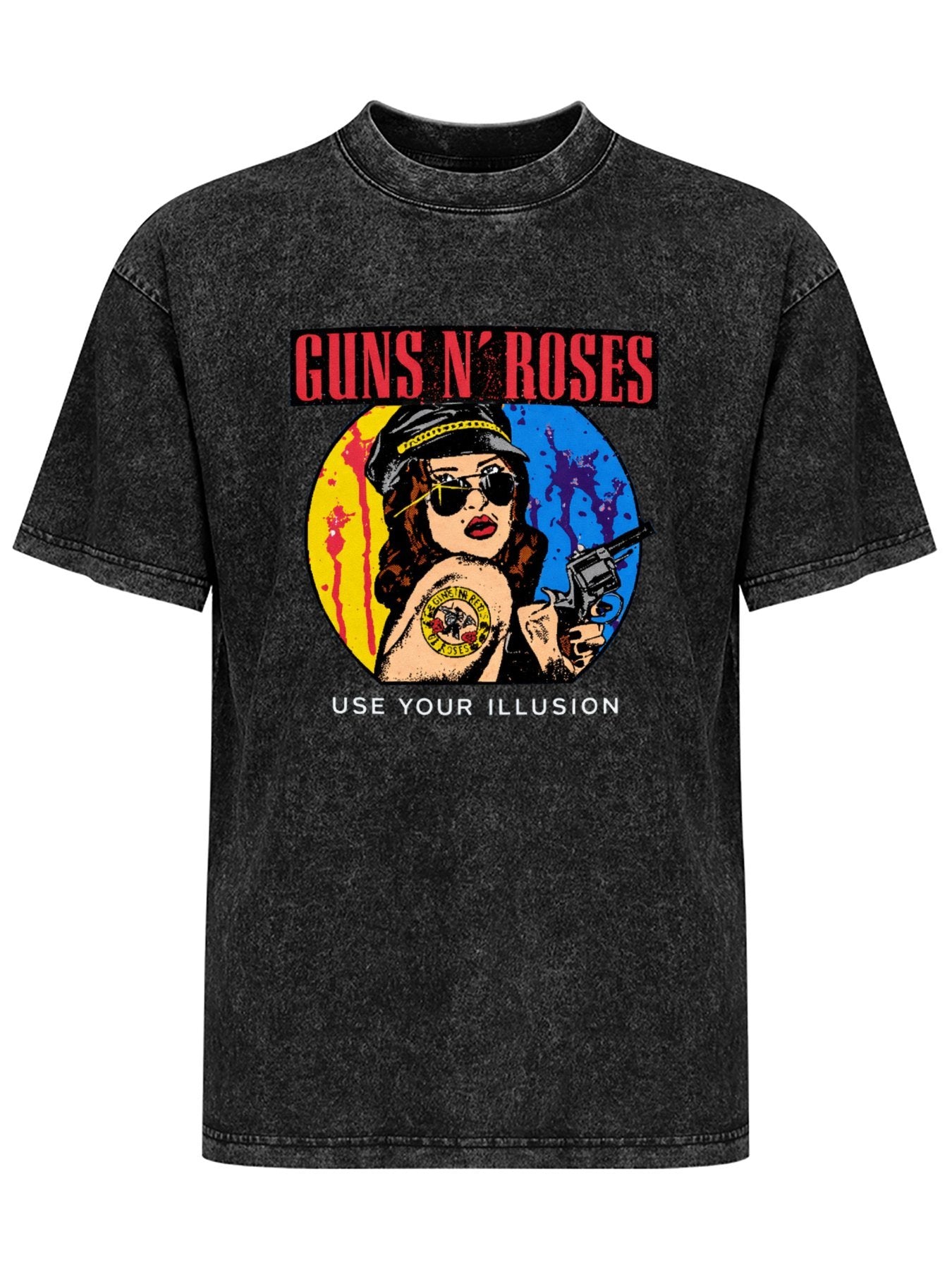 Guns N’ Roses Use Your Illusion Pin-Up Graphic T-Shirt