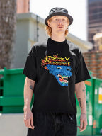 Ozzy Osbourne Blue Demon Flame Horror T-Shirt