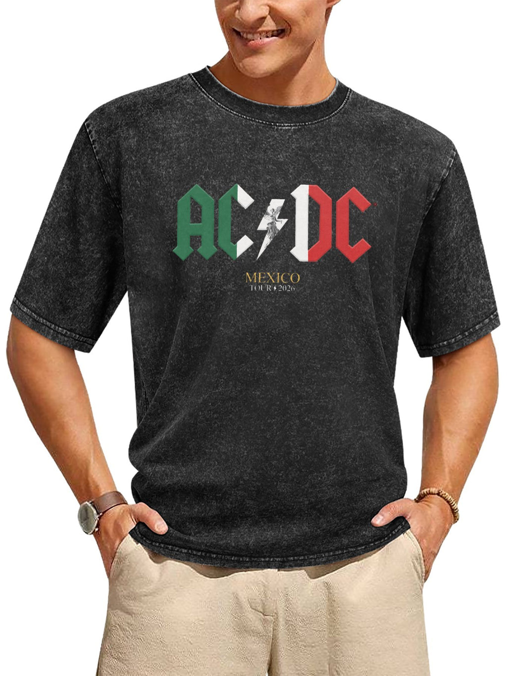 AC/DC Mexico Tour 2026 Graphic T-Shirt