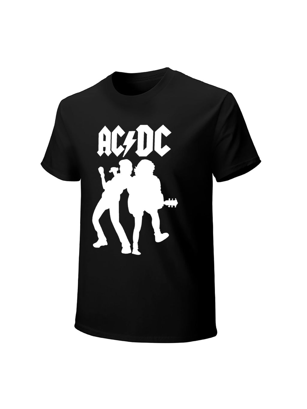 AC/DC Rock Duo Silhouette Graphic T-Shirt
