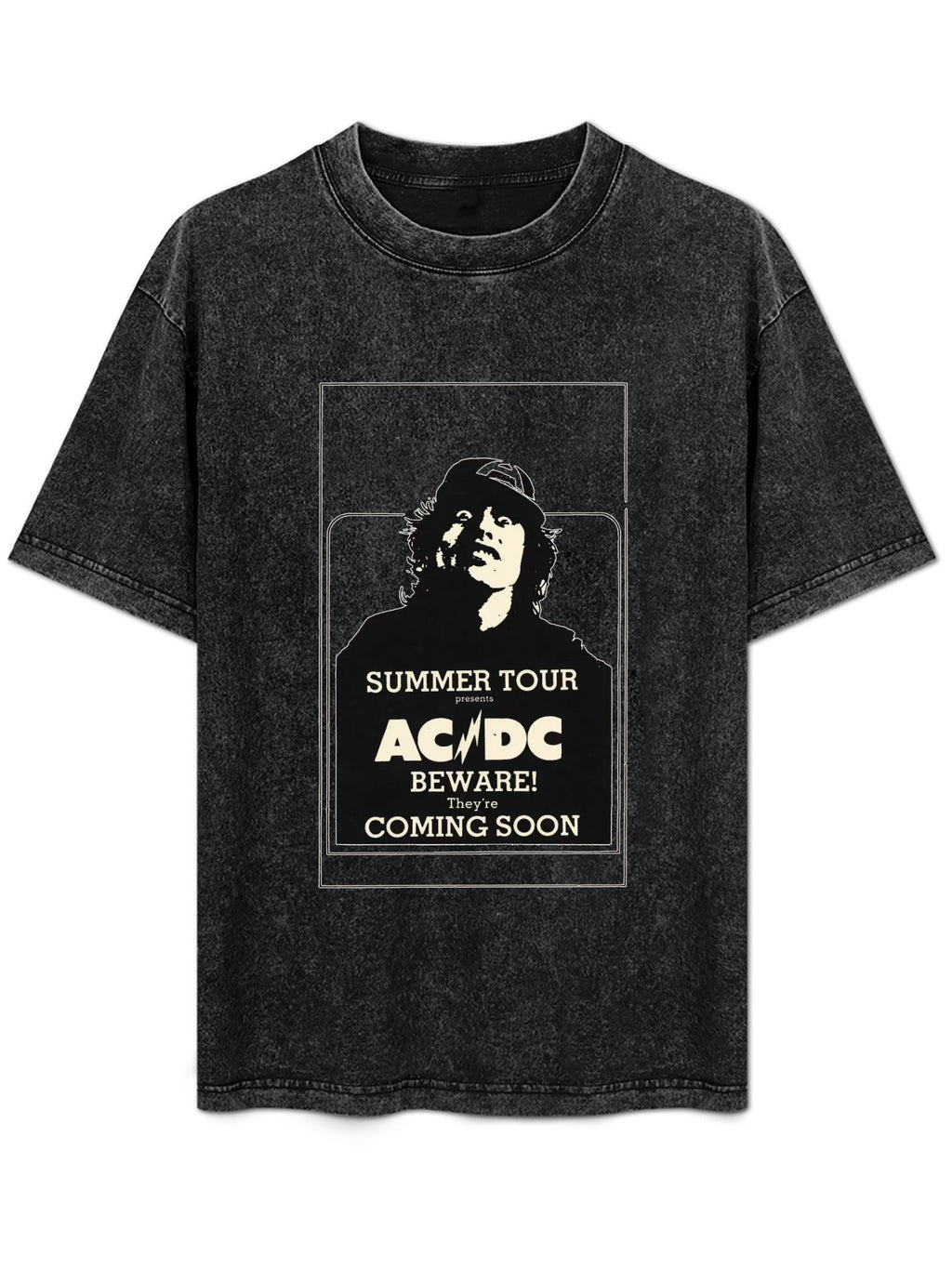 AC/DC Angus Young Summer Tour Graphic T-Shirt