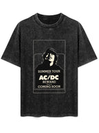 AC/DC Angus Young Summer Tour Graphic T-Shirt
