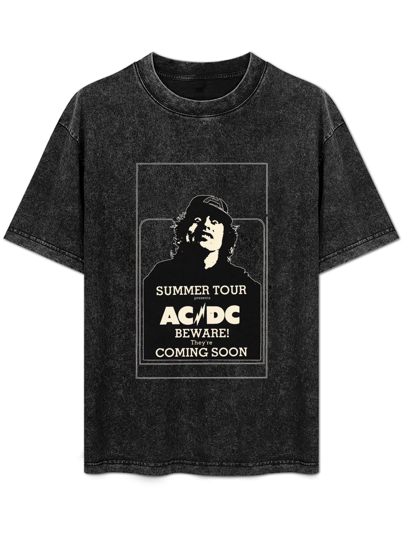 AC/DC Angus Young Summer Tour Graphic T-Shirt
