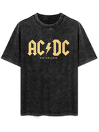 AC/DC 50 Years Anniversary Logo T-Shirt