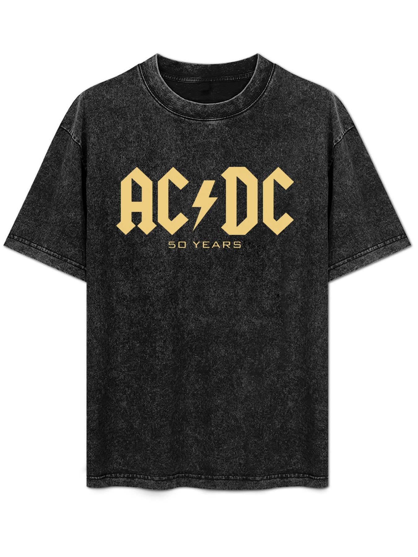 AC/DC 50 Years Anniversary Logo T-Shirt