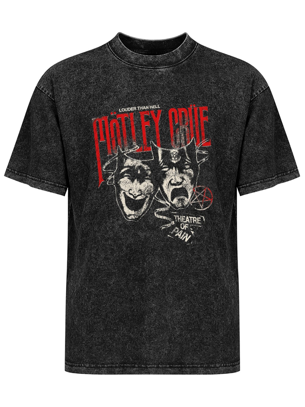 Mötley Crüe Louder Than Hell Theater of Pain Graphic T-Shirt