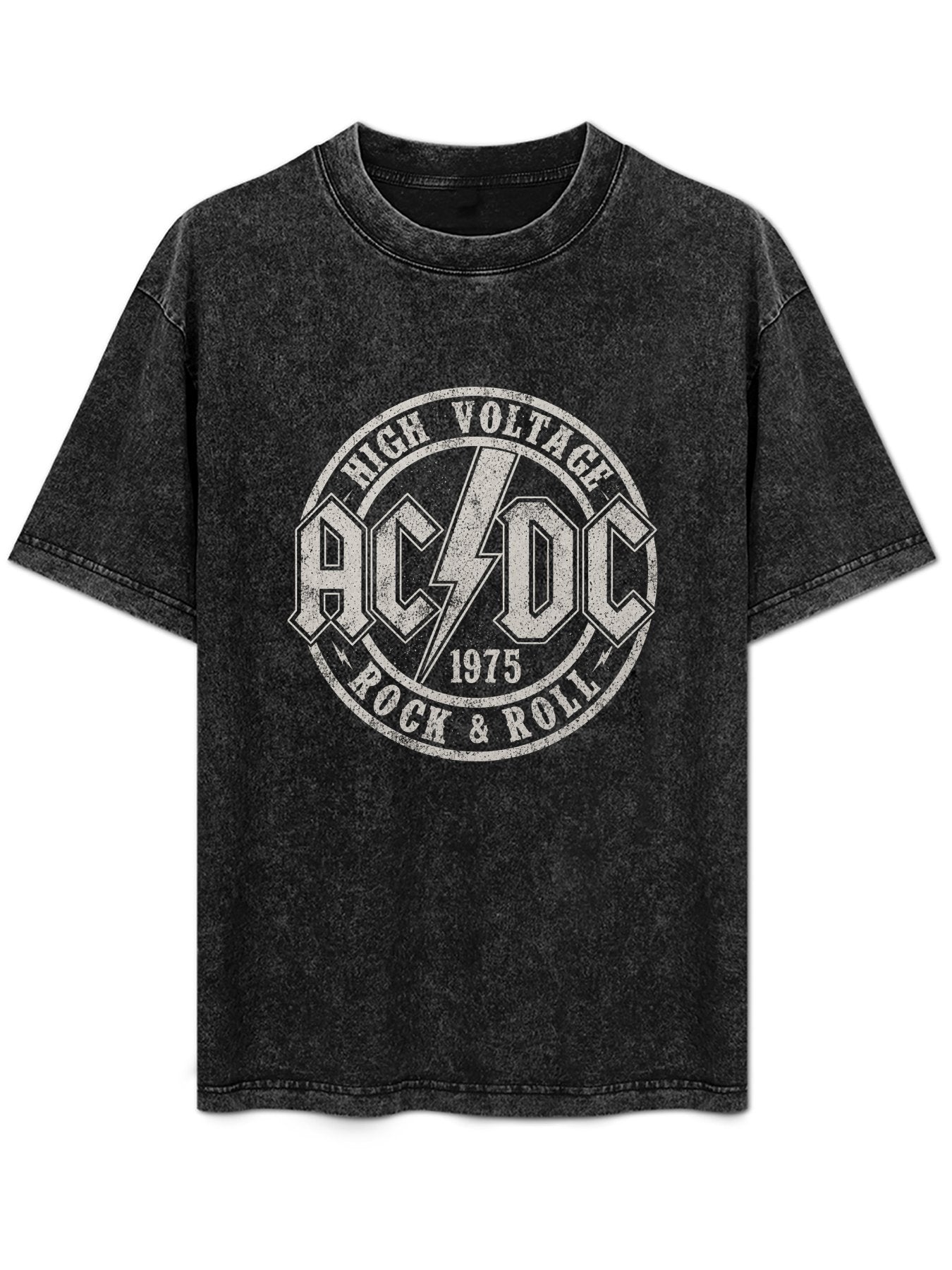 AC/DC High Voltage 1975 Rock & Roll Graphic T-Shirt