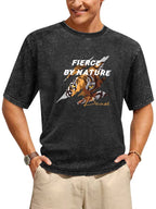 Fierce by Nature Tiger Vintage Washed T-Shirt