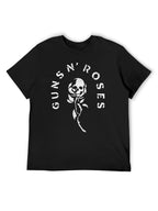 Guns N' Roses Skull Rose Graphic T-Shirt