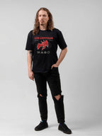 Led Zeppelin Red Icarus Symbols Graphic T-Shirt