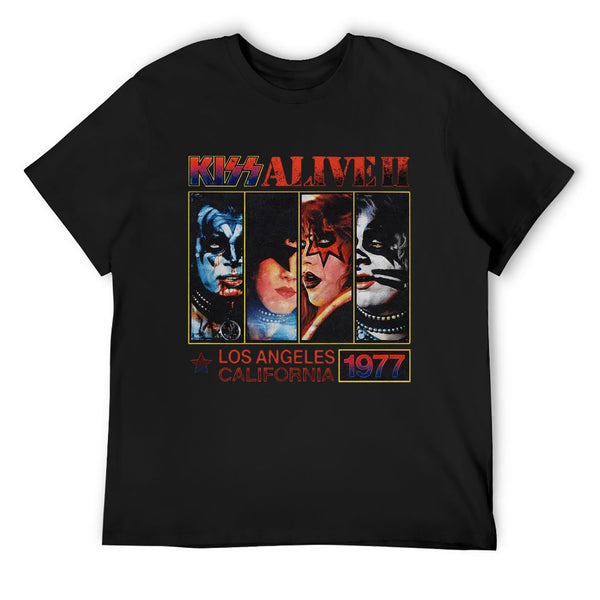 KISS Alive II Los Angeles 1977 Graphic T-Shirt