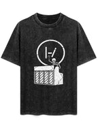 Vintage Washed Twenty One Pilots Skeleton Piano Graphic T-Shirt