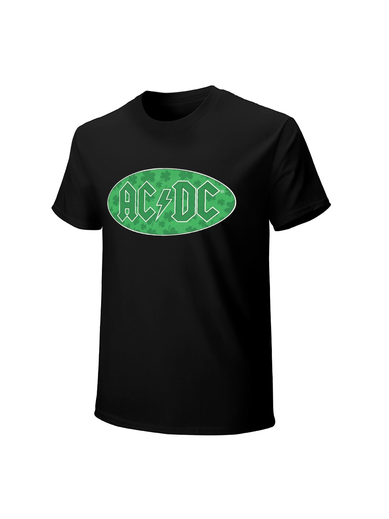AC/DC Green Shamrock Logo St. Patrick’s Day T-Shirt
