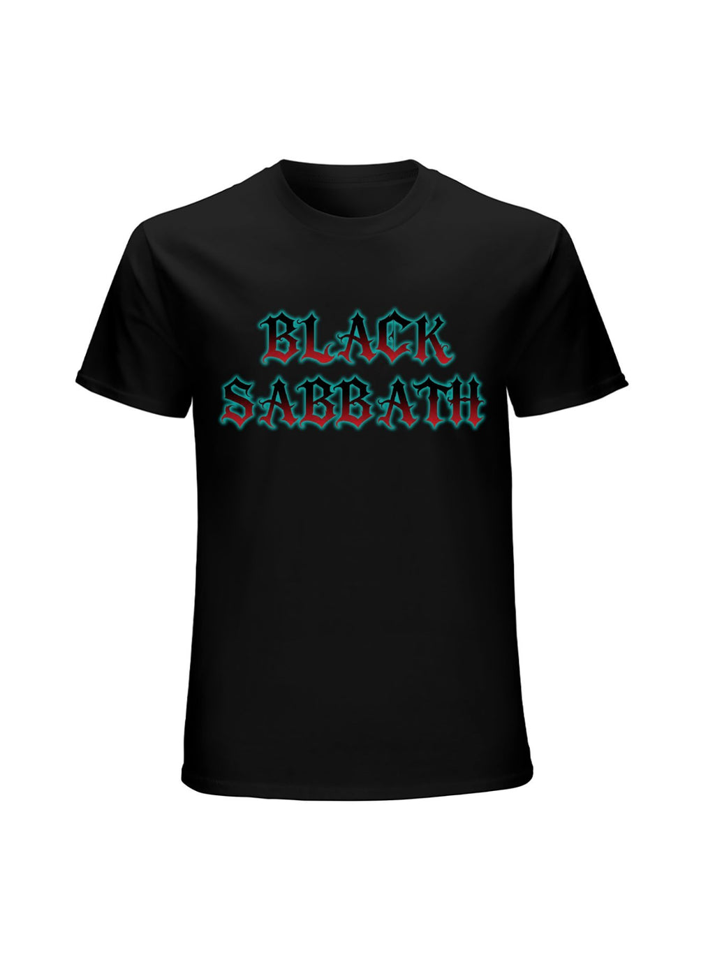 Black Sabbath Gothic Glow Logo Graphic T-Shirt