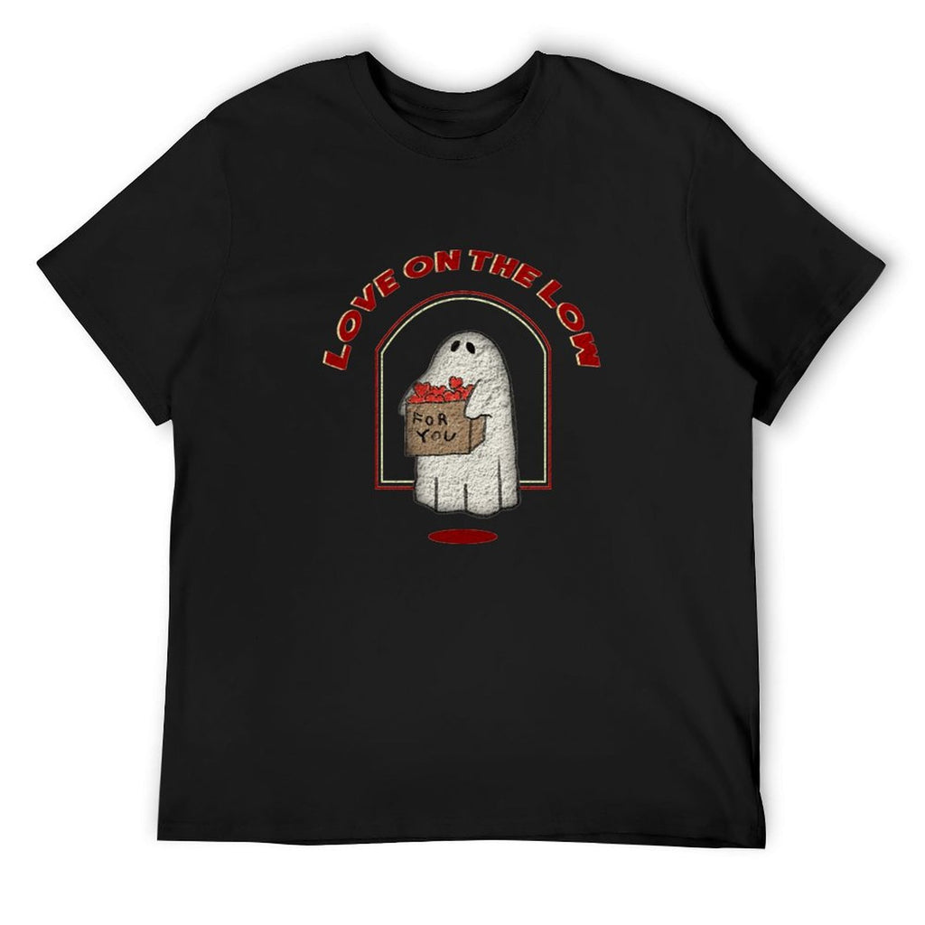 Love on the Low Ghost Graphic Black T-Shirt
