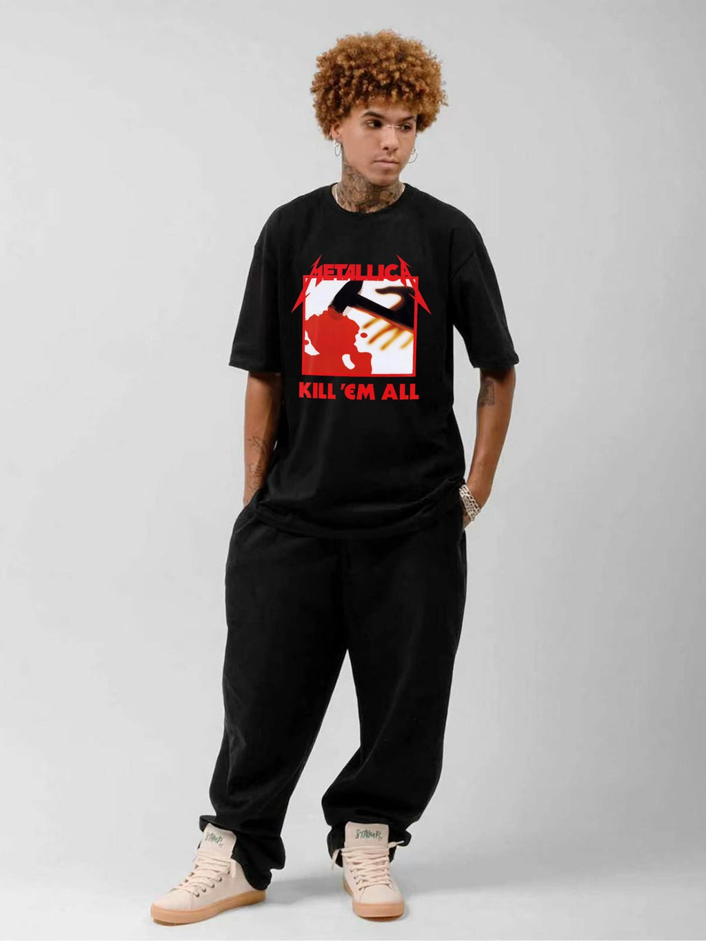 Metallica Kill 'Em All Hammer Graphic T-Shirt